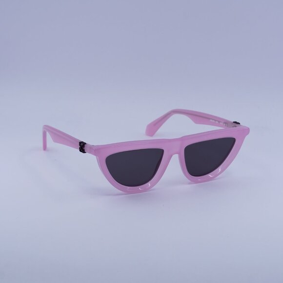 Off-White OERI13V JASPER 3007 Sunglasses Pink Geometric Frame, Grey Lenses main image 8